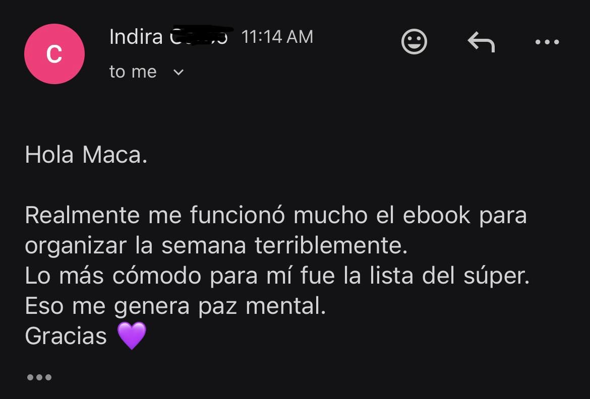 Testimonio Comé Simple