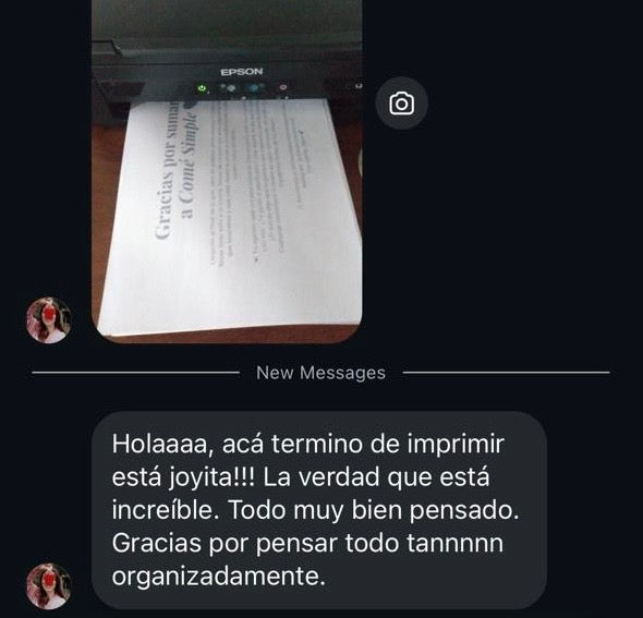 Testimonio Comé Simple