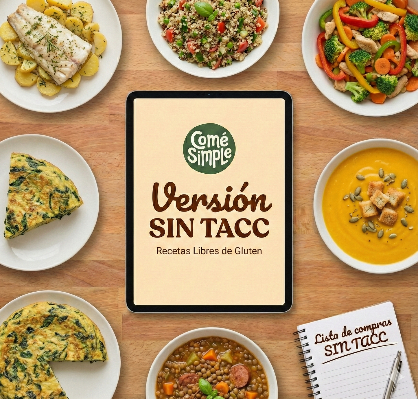 Comé Simple: Versión sin TACC