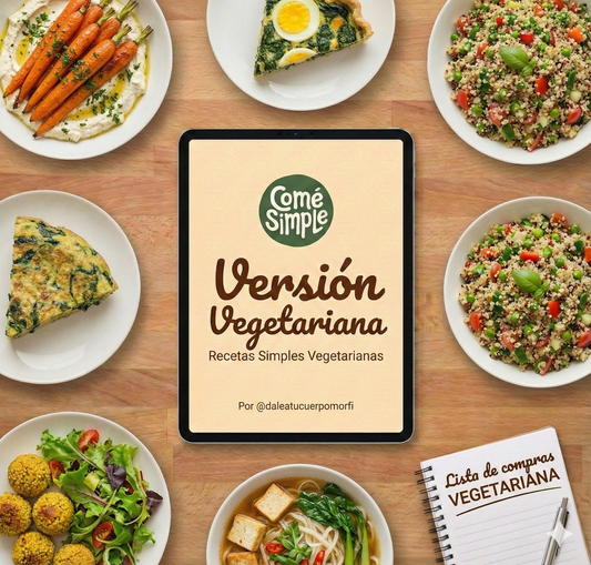 Comé Simple: Versión Vegetariana