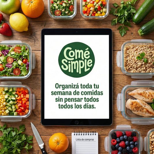 Menús Semanales, Recetas, Lista de Compras y Meal Prep Flexible